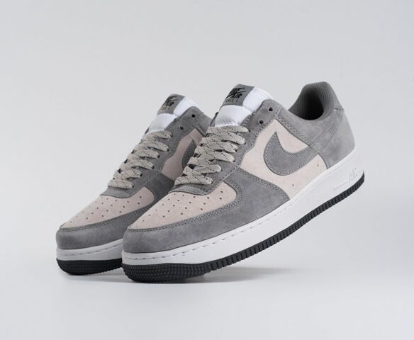 Nike Air Force 1 Low grey suede Nike Air Force 1 Low grey suede