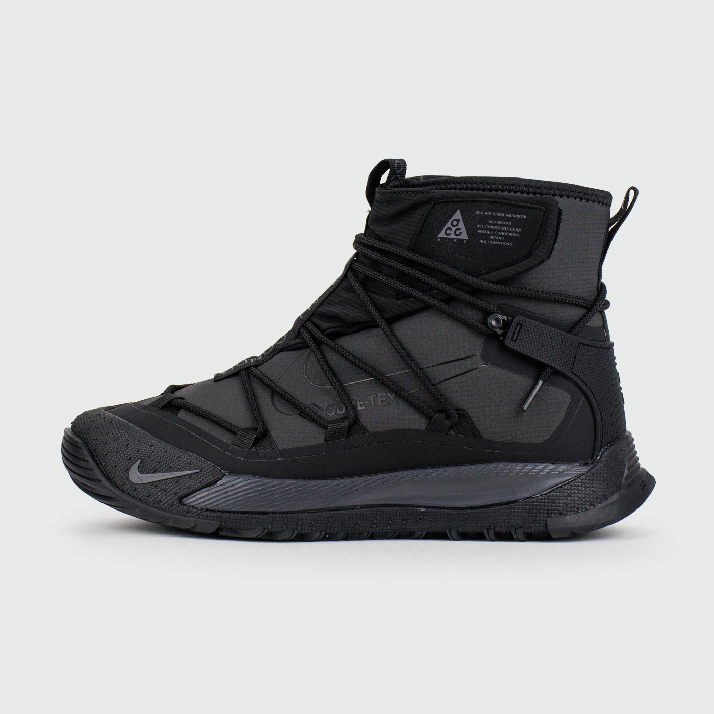 Зимние Nike ACG Terra Antarktik Grey Black with Fur Зимние Nike ACG Terra Antarktik Grey Black with Fur